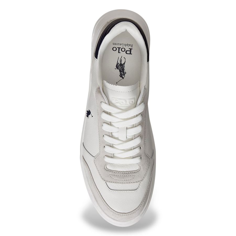 RLite Court sneakers da uomo in pelle martellata Polo Ralph Lauren | 809974098002